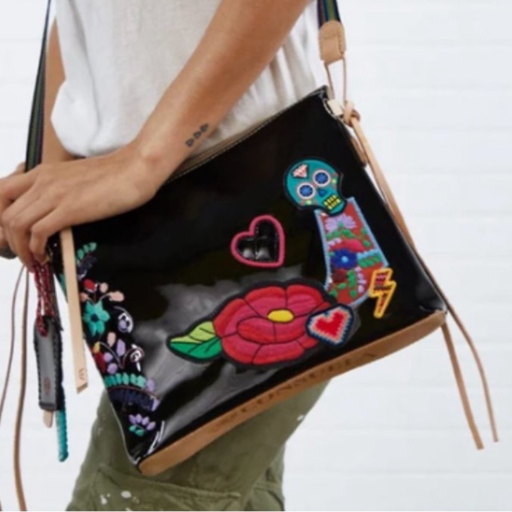 Consuela Black Poppy Downtown Shoulder Bag